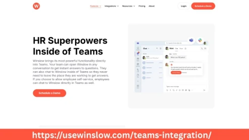 Seamless Winslow Microsoft Teams integration for HR professionals