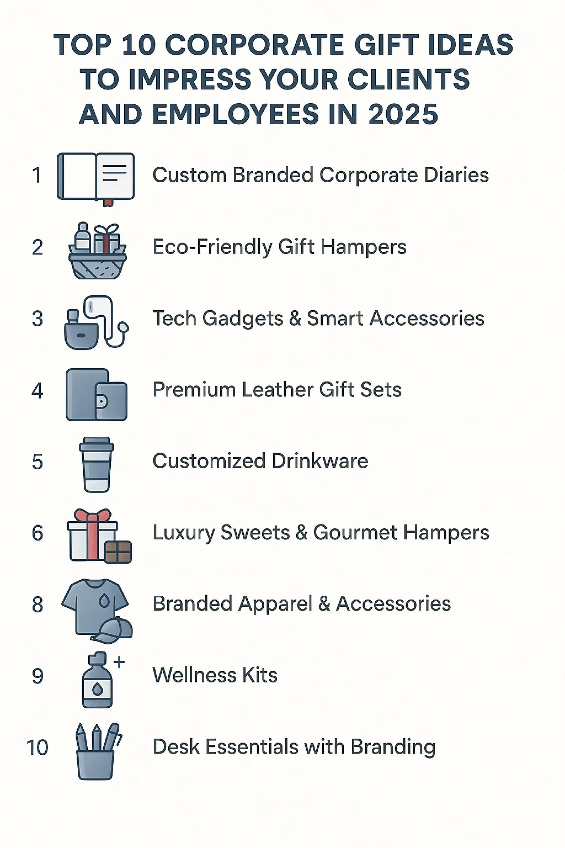 Top 10 Corporate Gift Ideas to Impress Your Clients and Employees in 2025