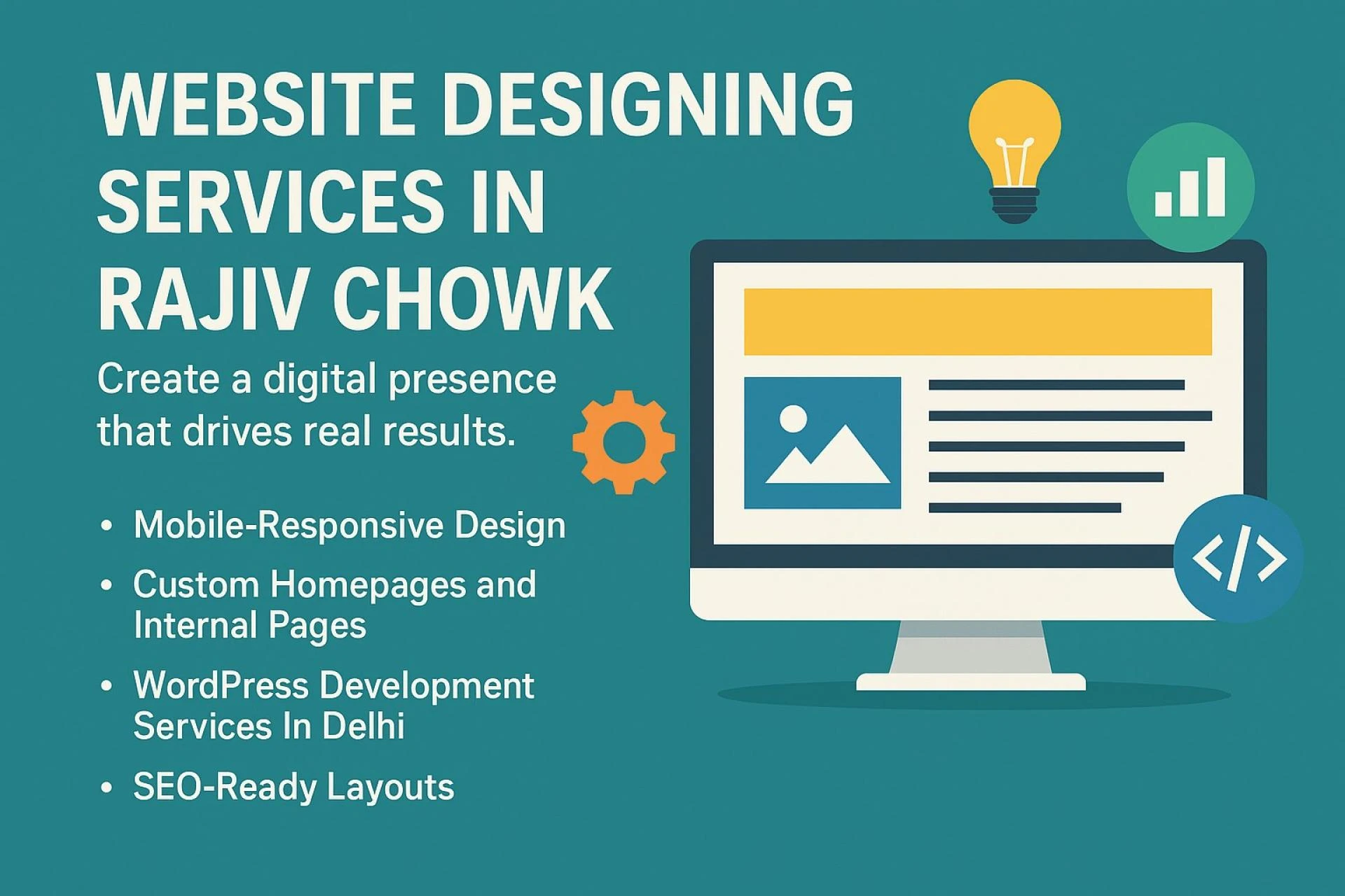 Website Designing Services in Rajiv Chowk – Give Your Business a Digital Identity That Delivers
