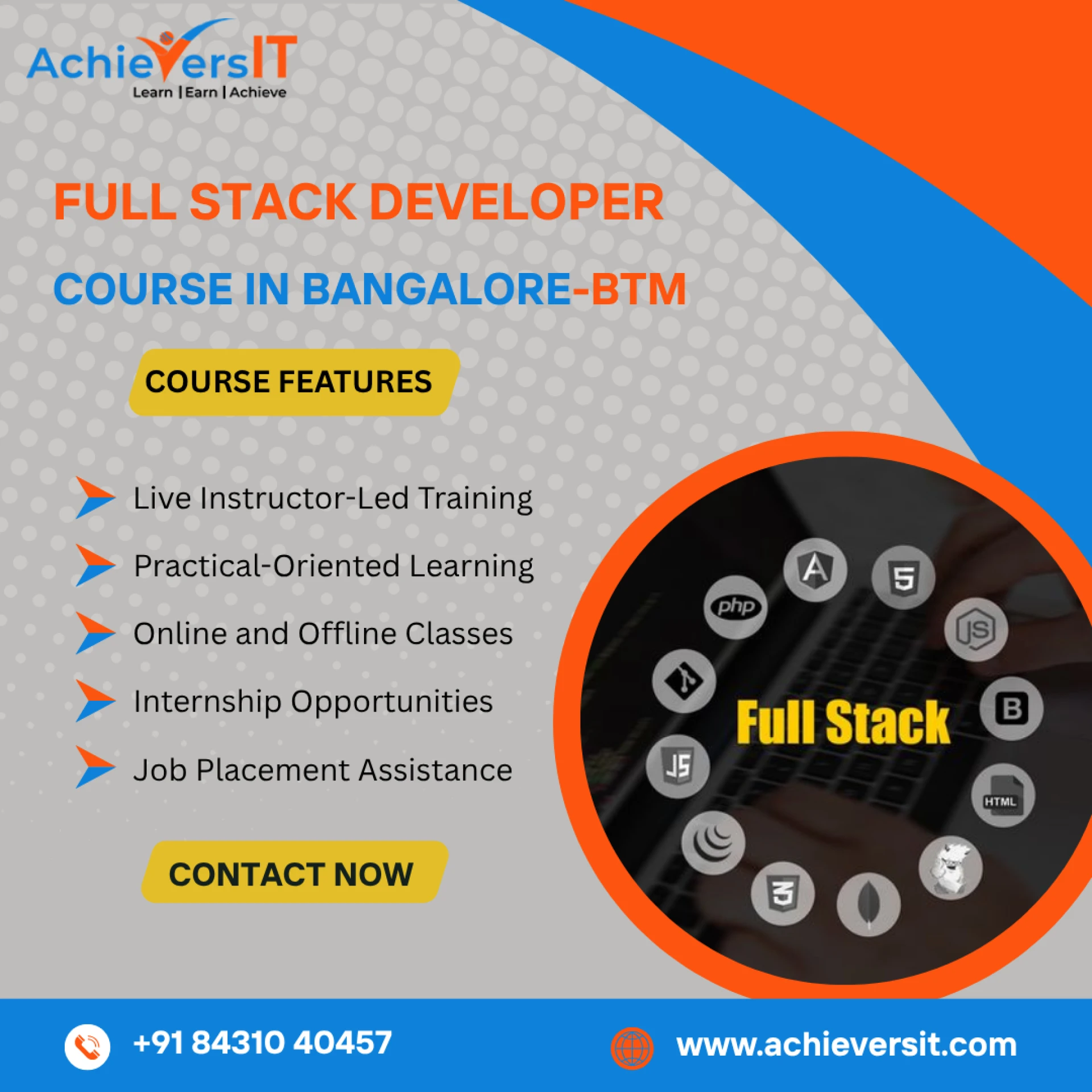 Why AchieversIT’s Full Stack Developer Course is Your Gateway to High-Demand Tech Jobs