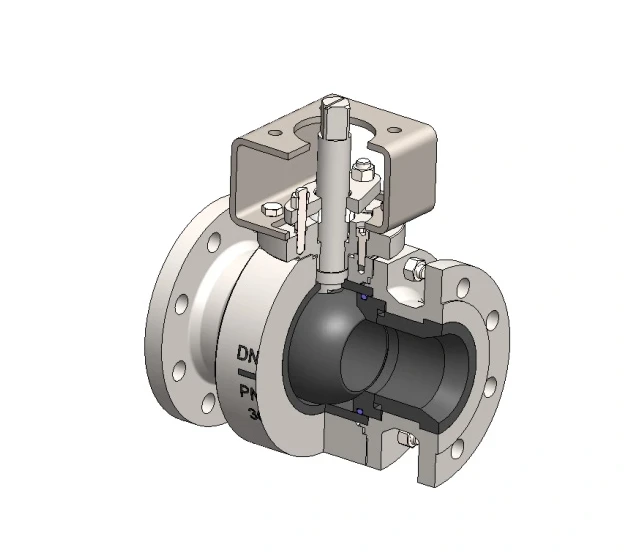 Reduced Diameter Floating Ball Wear-Resistant and Corrosion-Resistant Ball Valve