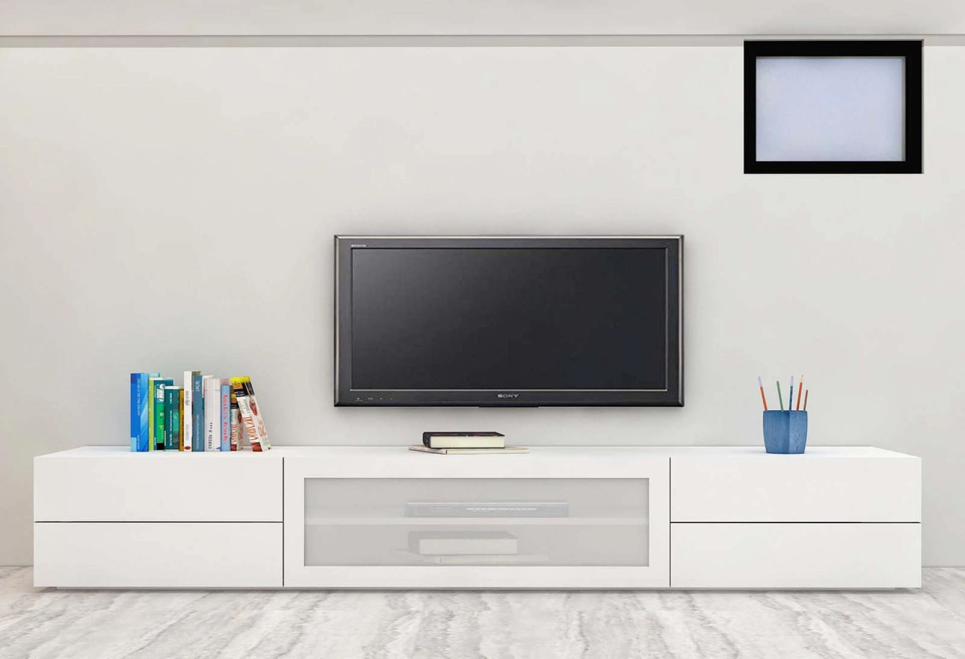 Add Sophistication to Your Living Room with White Gloss TV Units