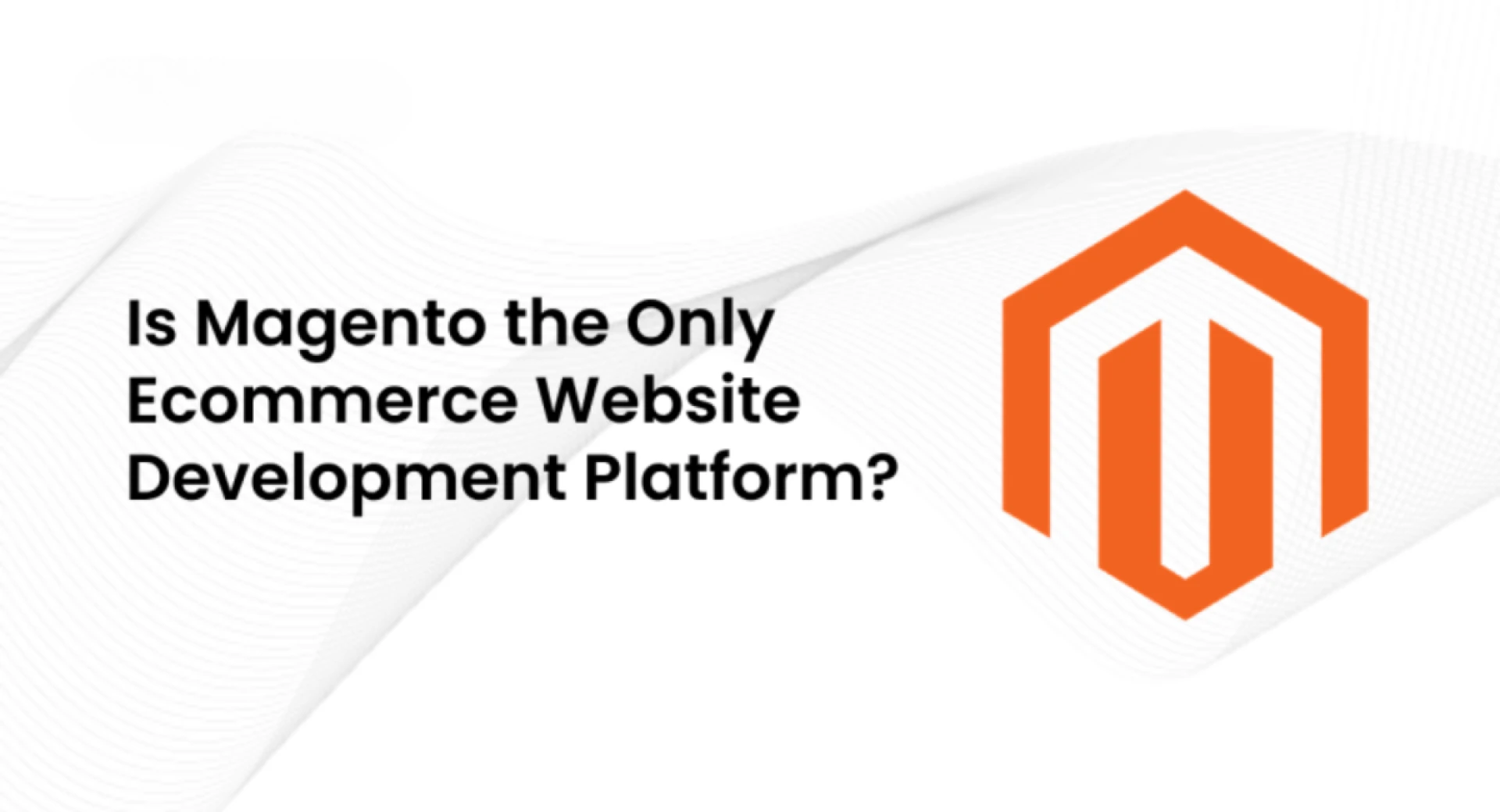 Is Magento the Only Ecommerce Website Development Platform?