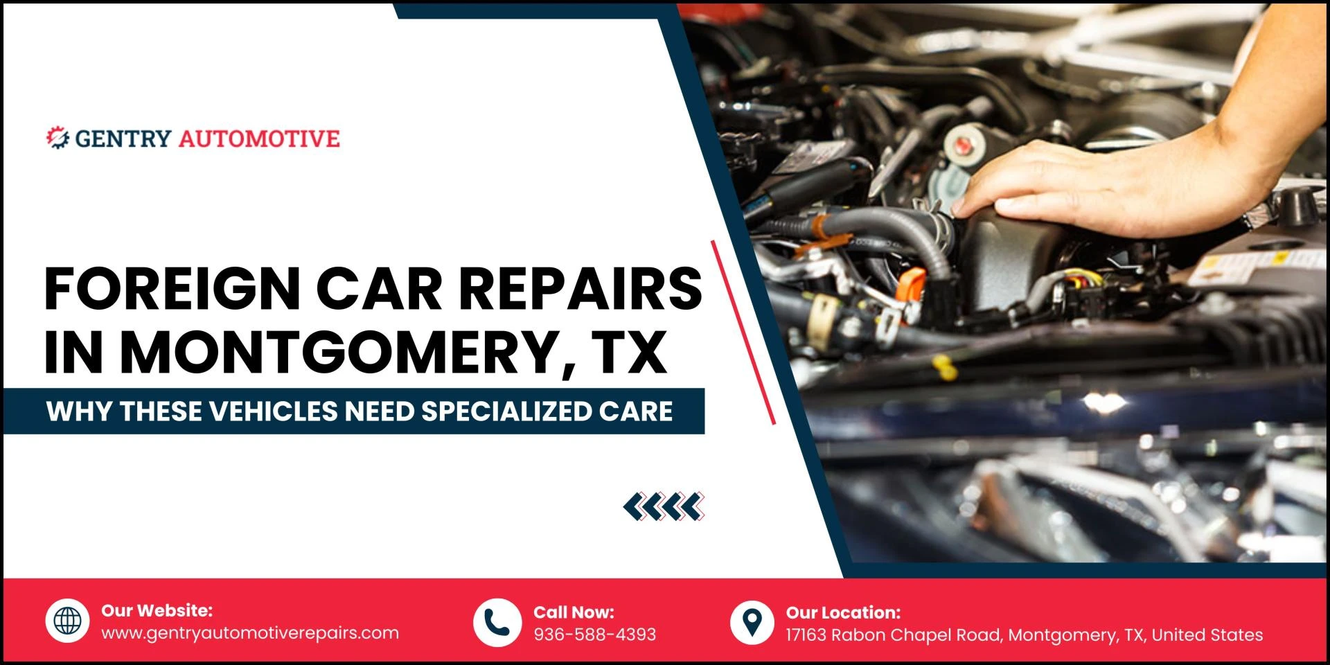 Foreign Car Repairs in Montgomery, Tx: Why These Vehicles Need Specialized Care
