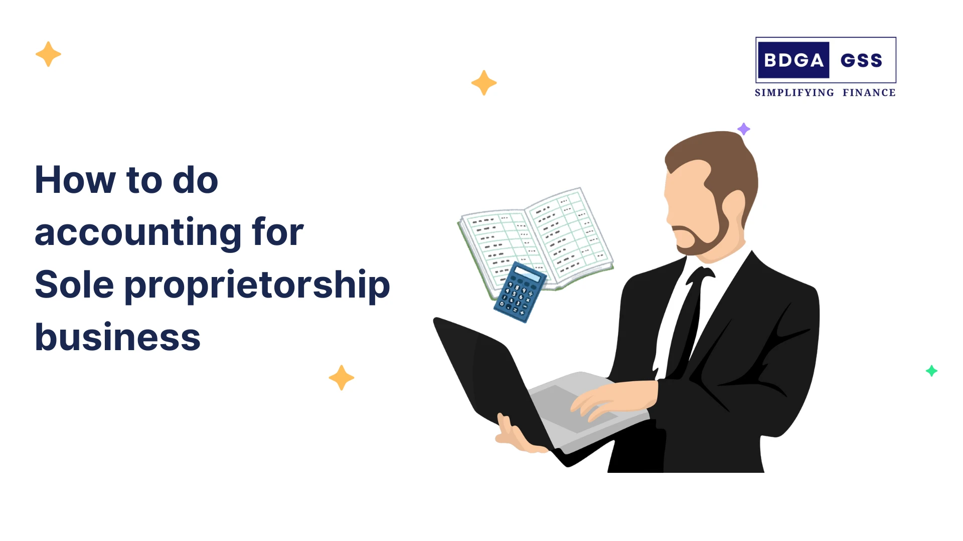 How to do accounting for a Sole proprietorship business?