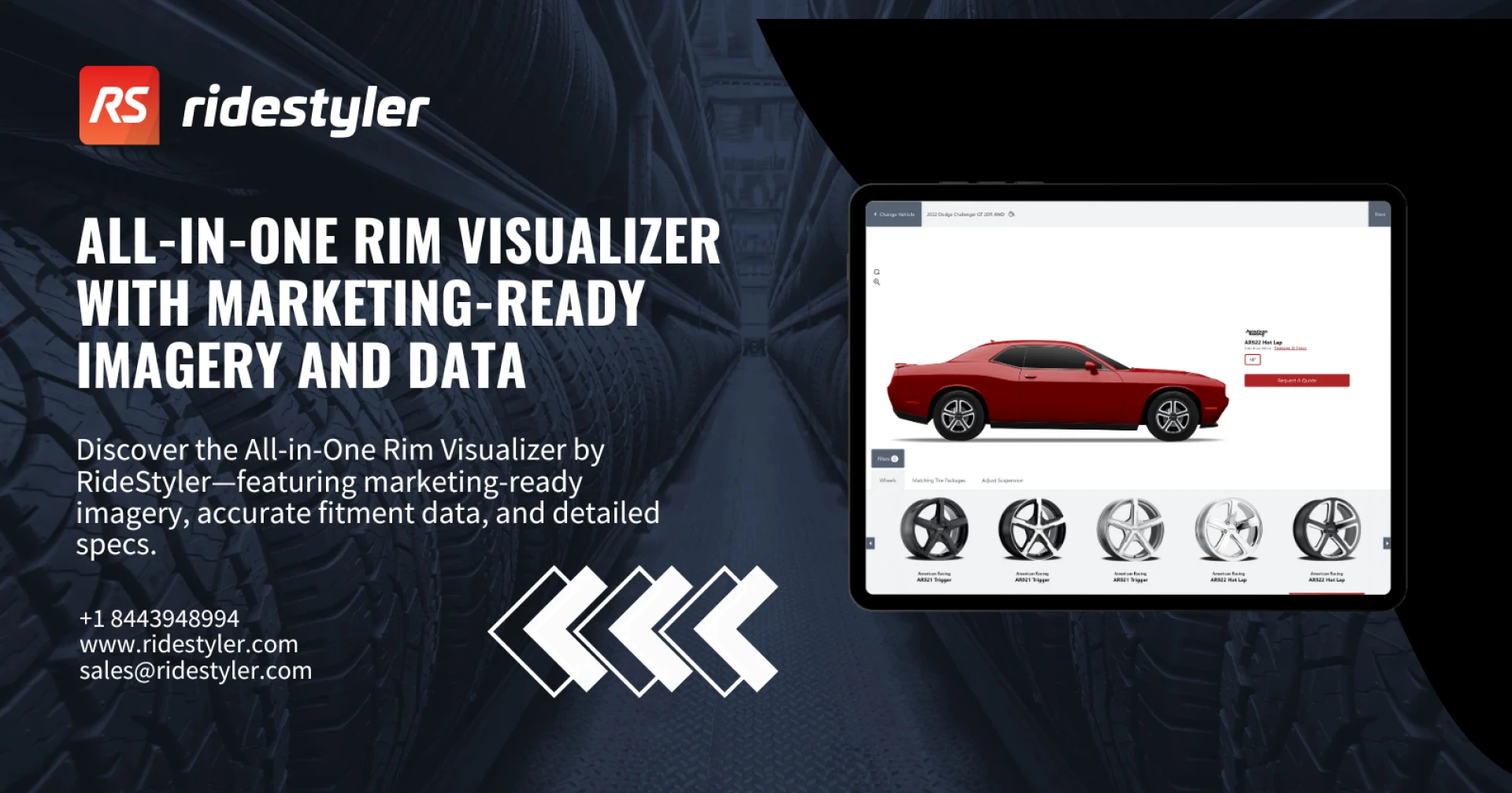 Interactive Rims Visualizer to Showcase Wheels in Real-Time