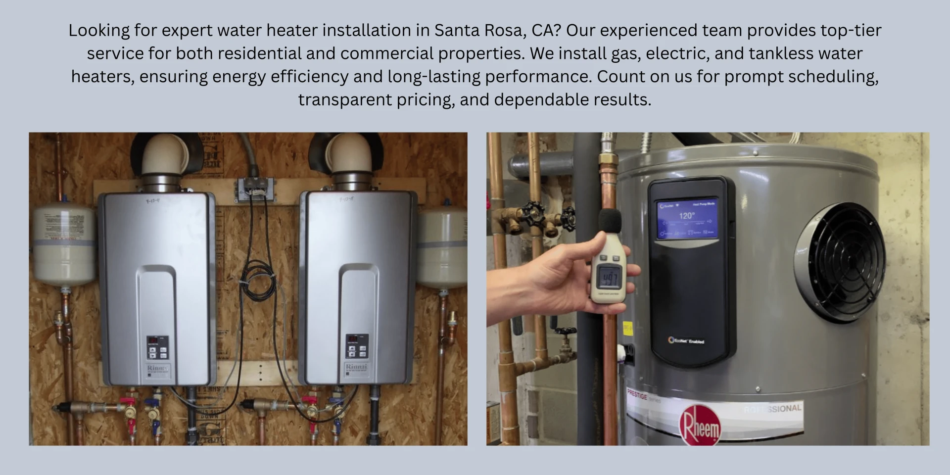 Reliable Water Heaters by A Better Plumbing Company