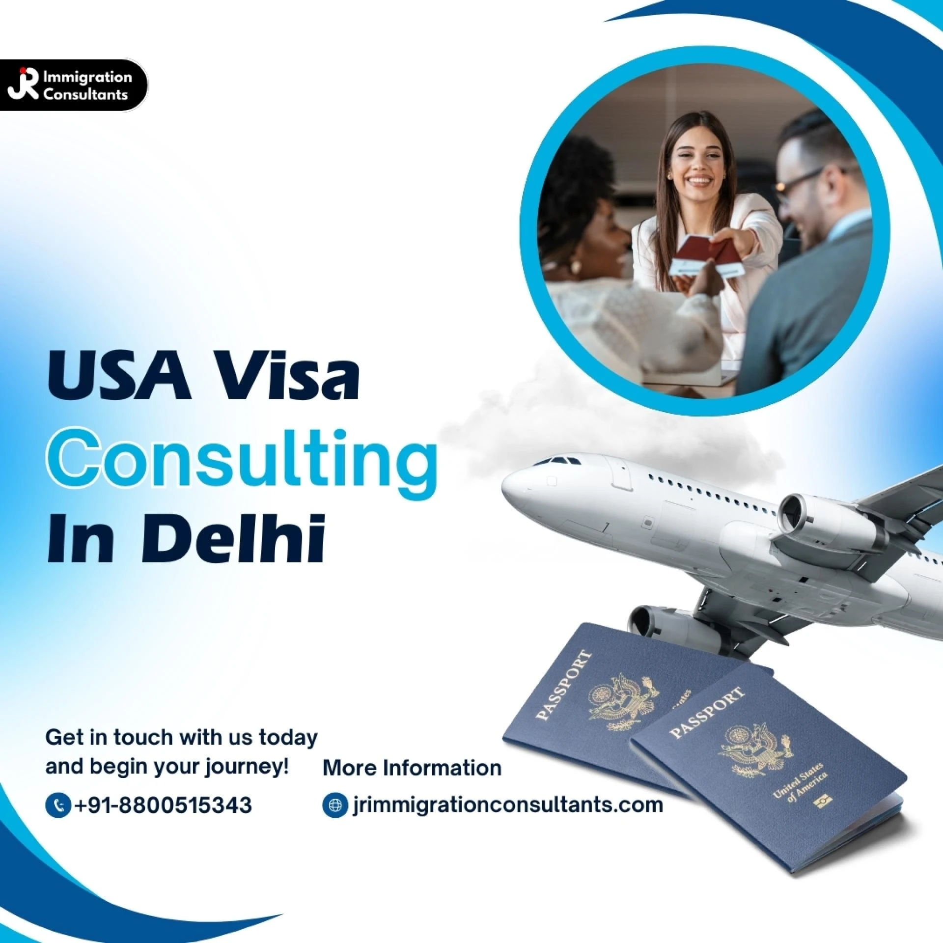 What services do USA visa consultants in Delhi provide
