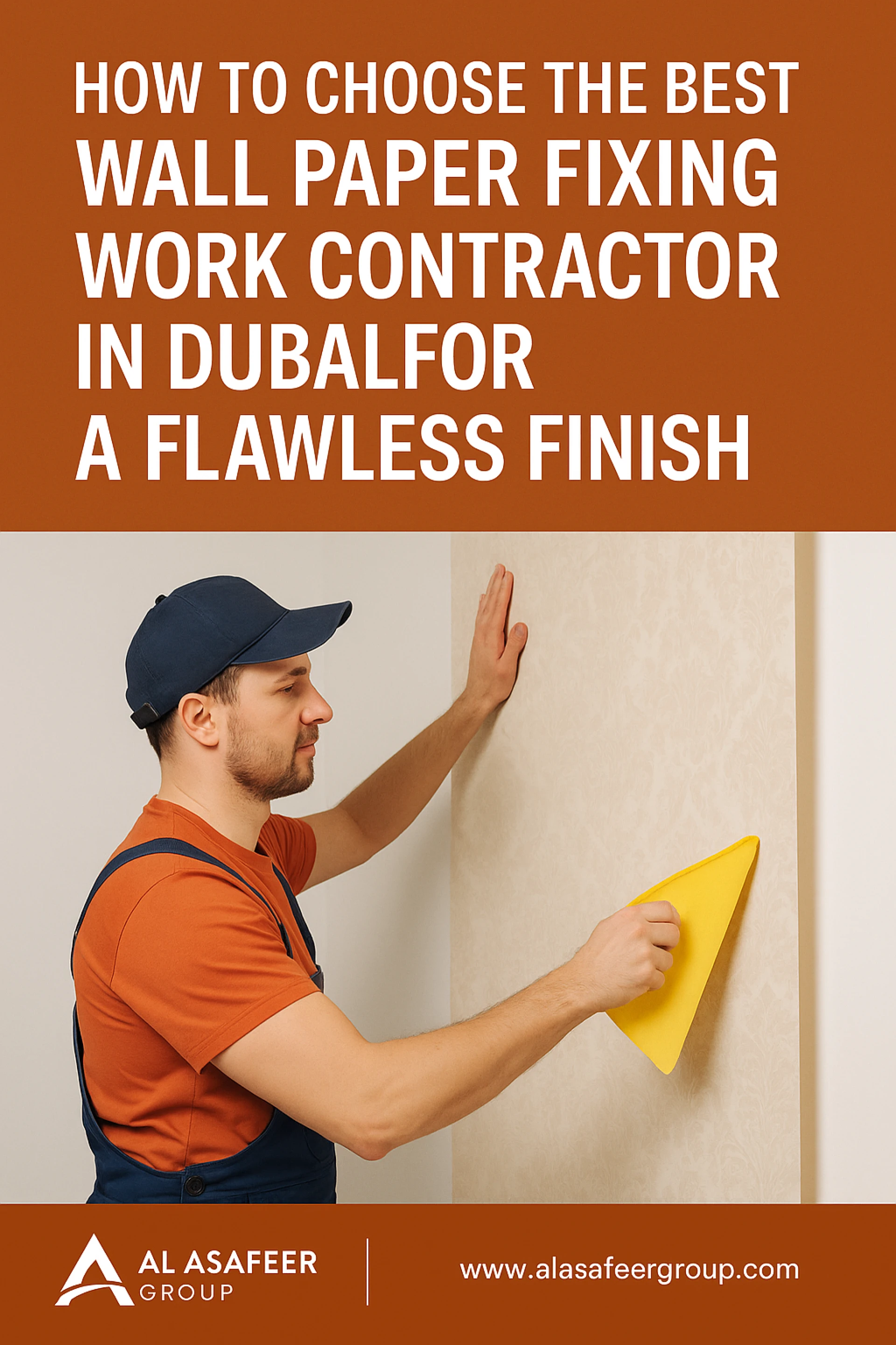 How to Choose the Best Wall Paper Fixing Work Contractor in Dubai for a Flawless Finish