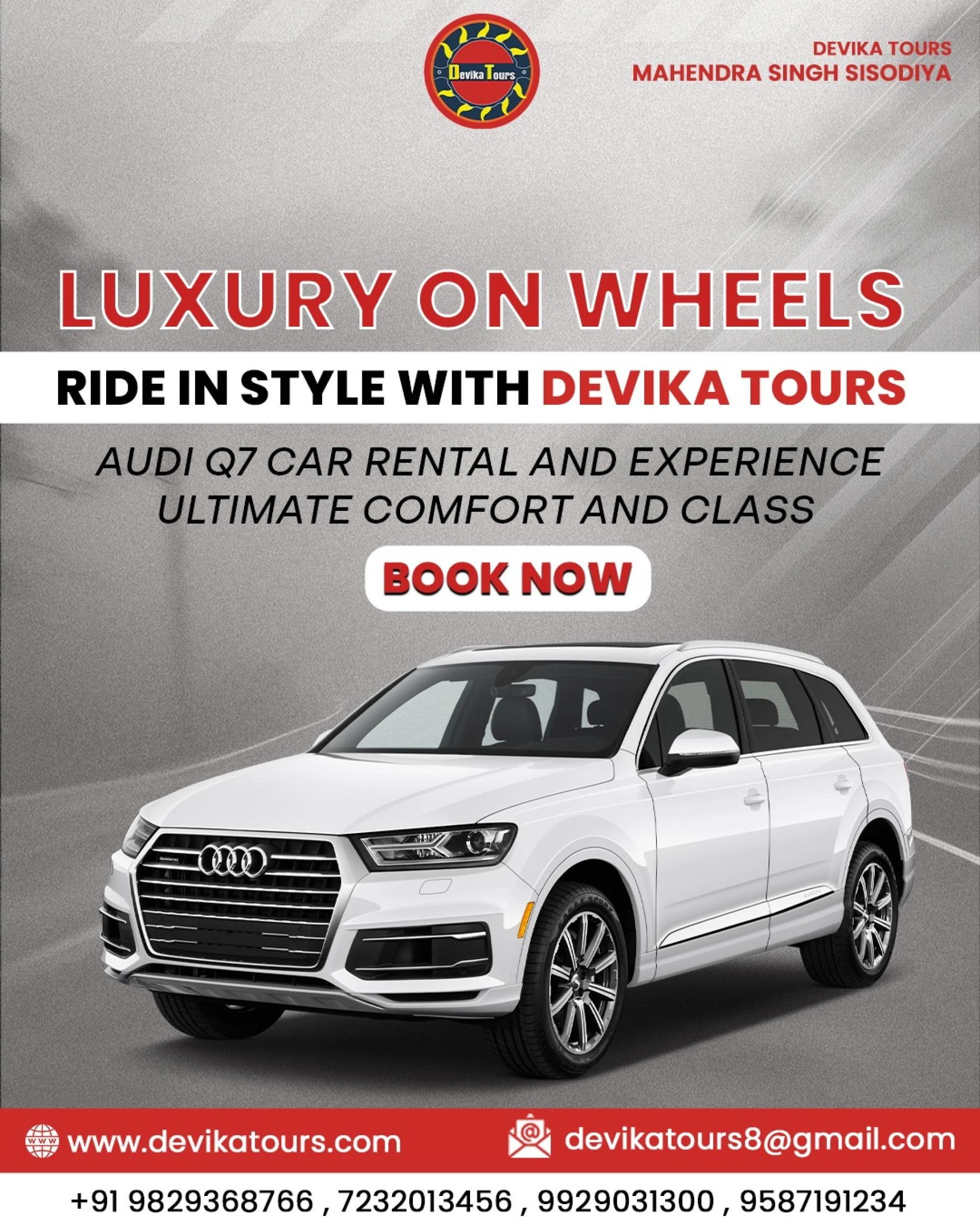 Devika Tours provides affordable car rentals in Jaipur