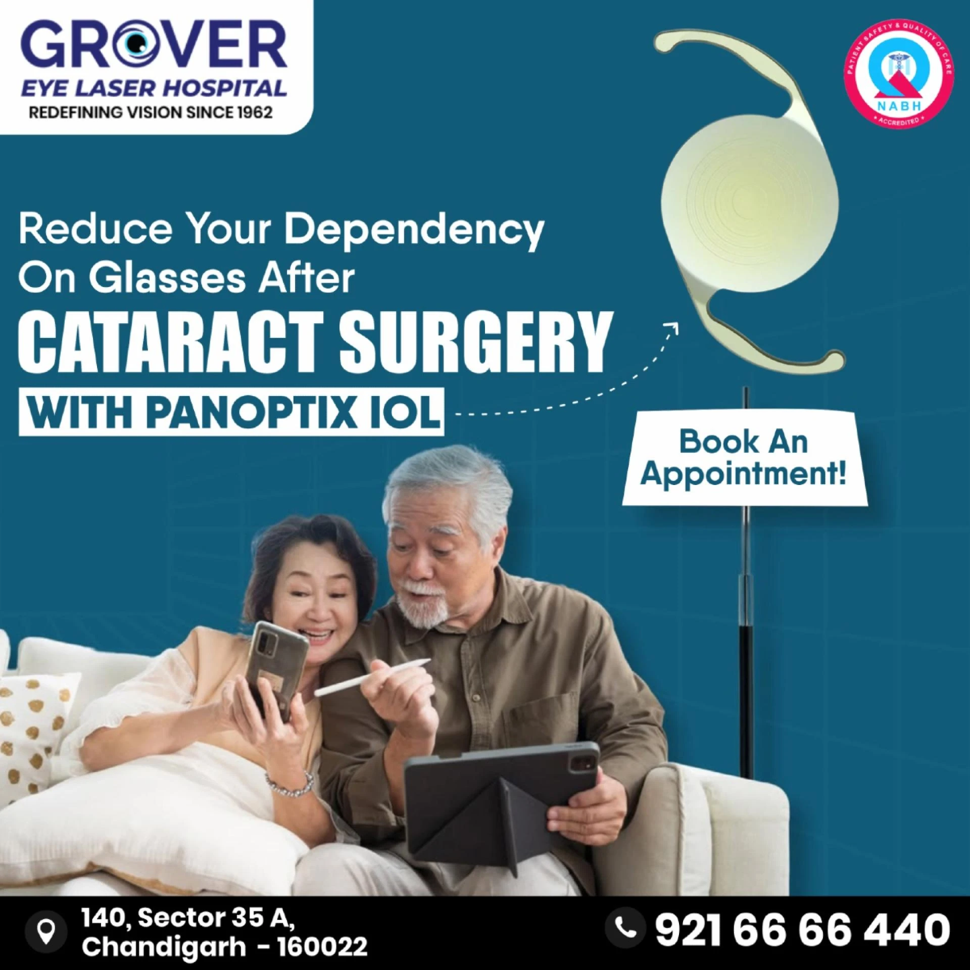 Discover the Best Cataract Hospital in Chandigarh – Grover Eye Laser Hospital