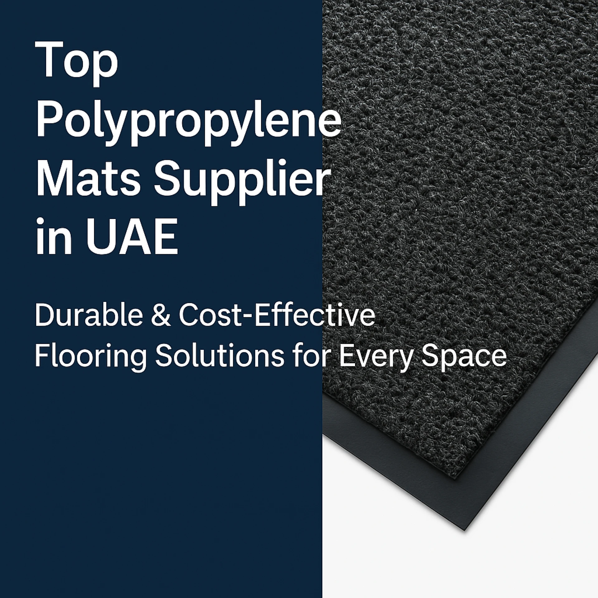 Top Polypropylene Mats Supplier in UAE: Durable & Cost-Effective Flooring Solutions for Every Space