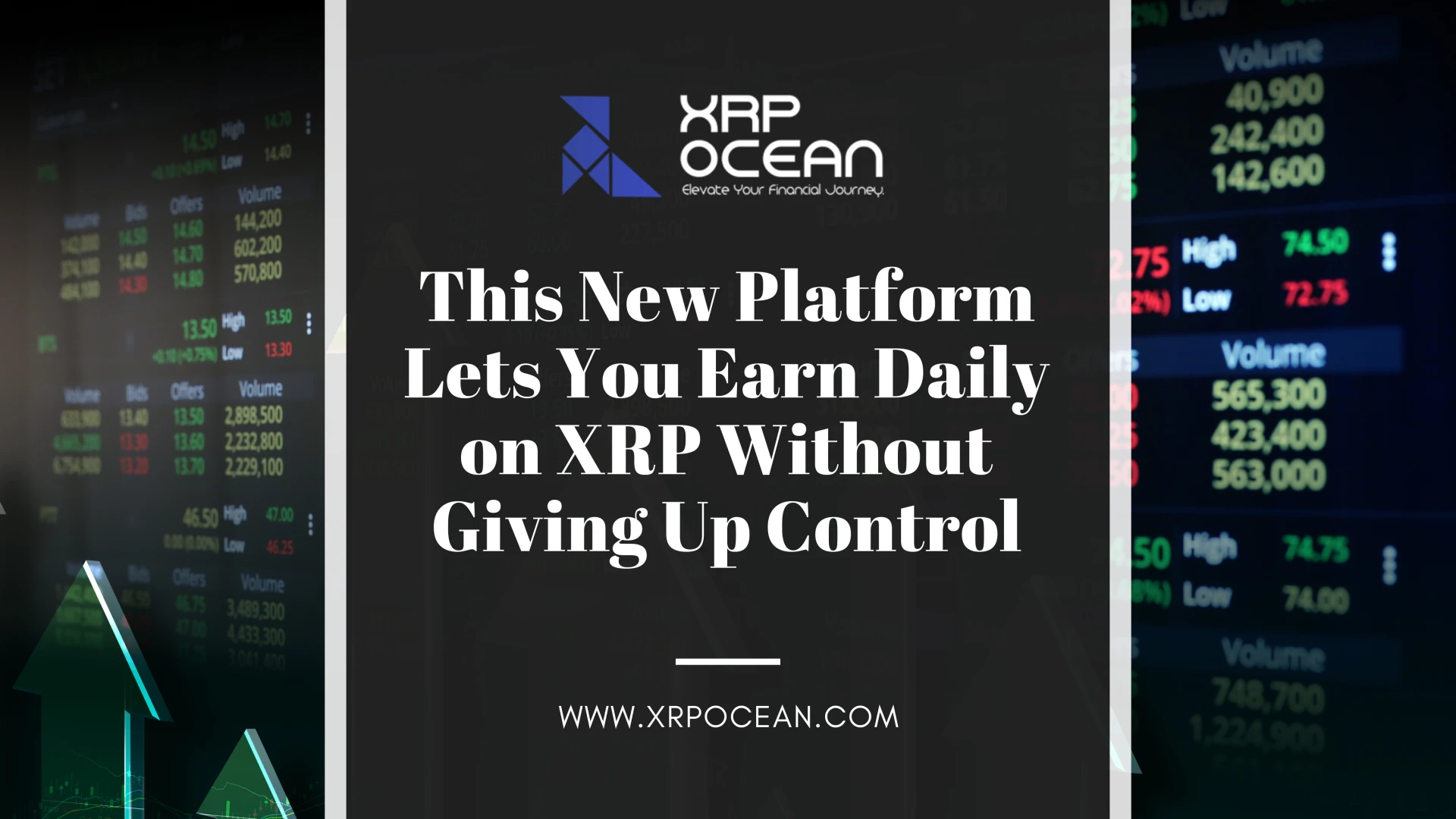 This New Platform Lets You Earn Daily on XRP Without Giving Up Control