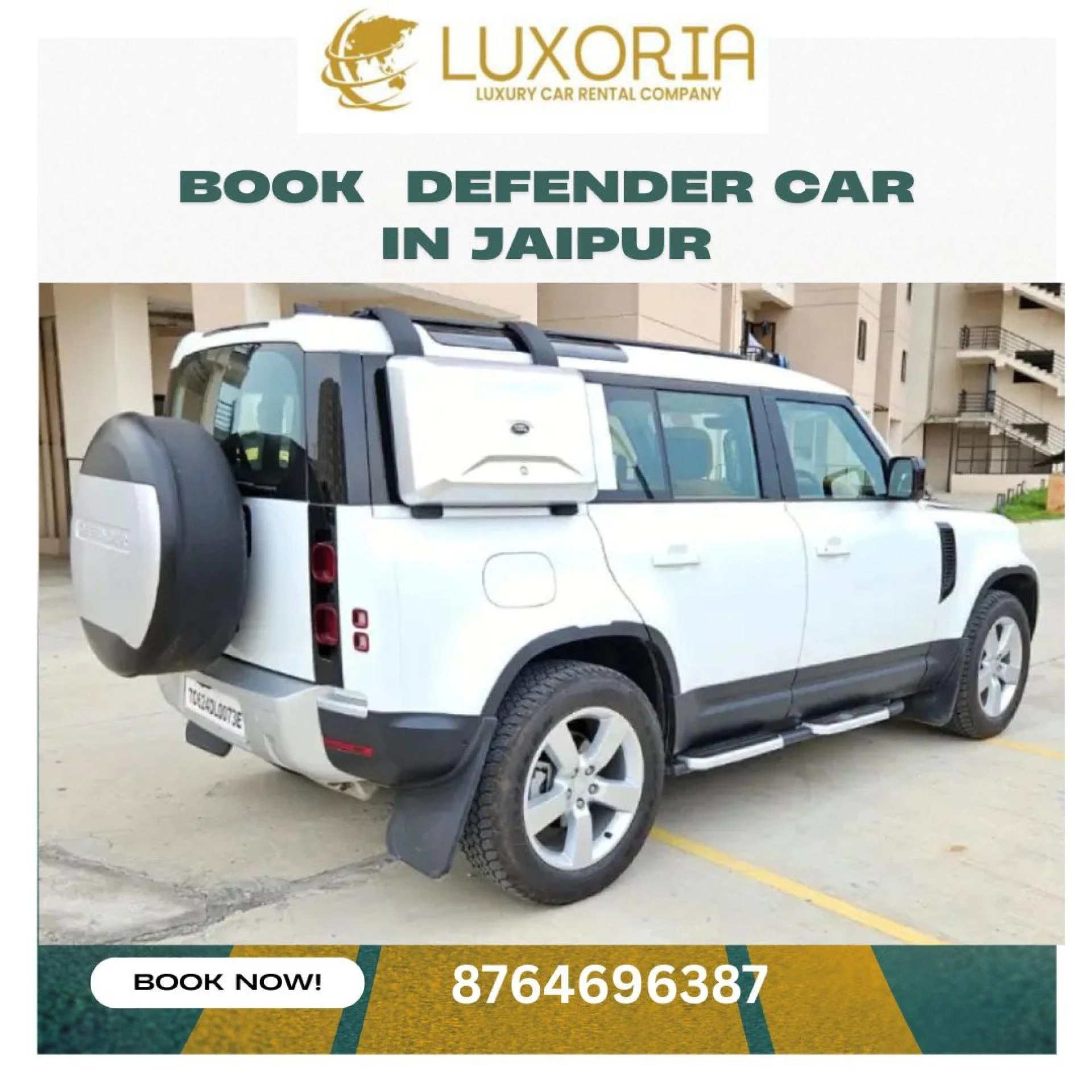 Explore Rajasthan in Style with Land Rover Defender Car in Jaipur
