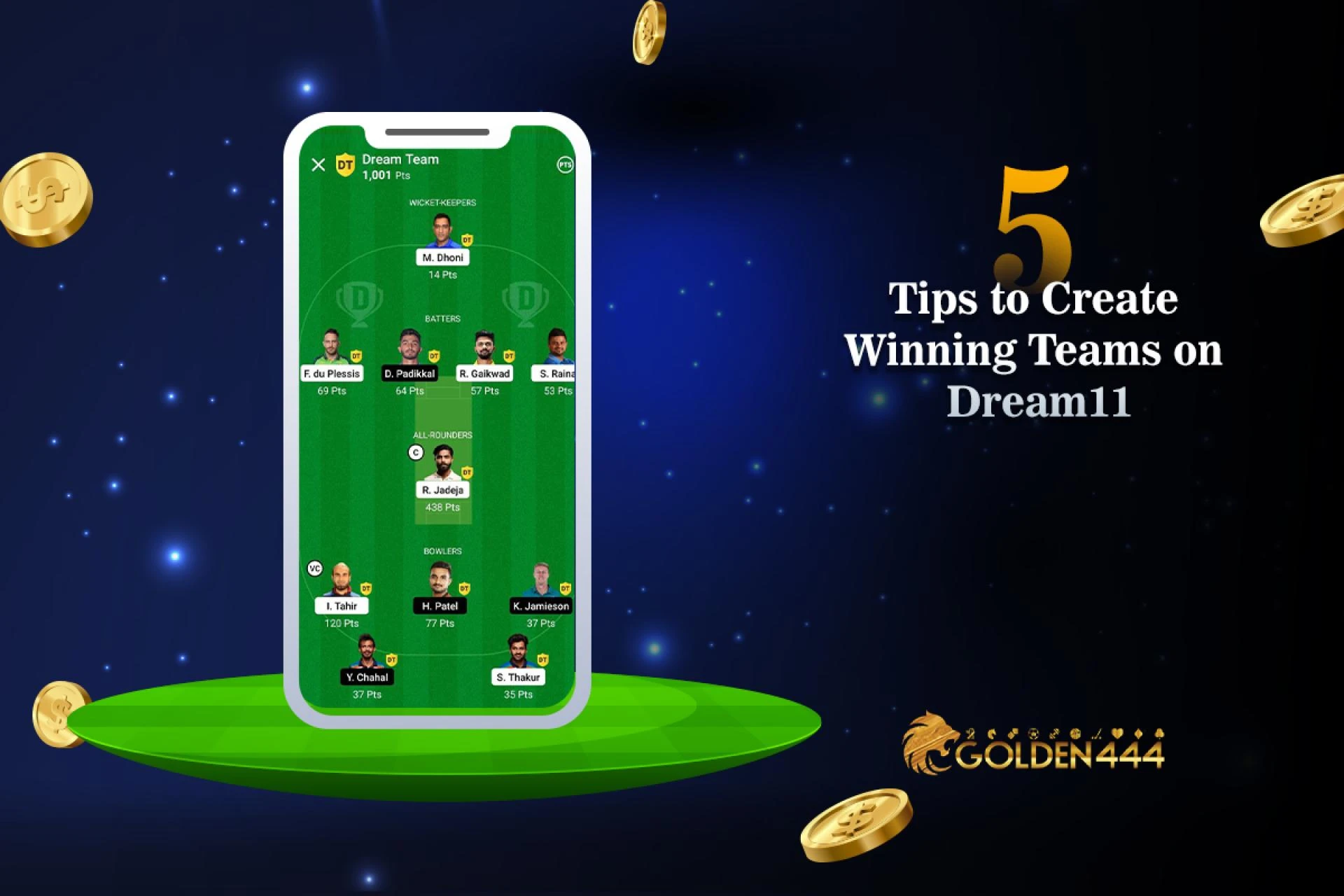 5 Tips to Create Winning Teams on Dream11