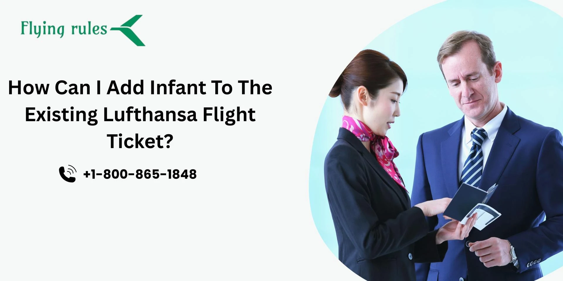 How Can I Add Infant To The Existing Lufthansa Flight Ticket?