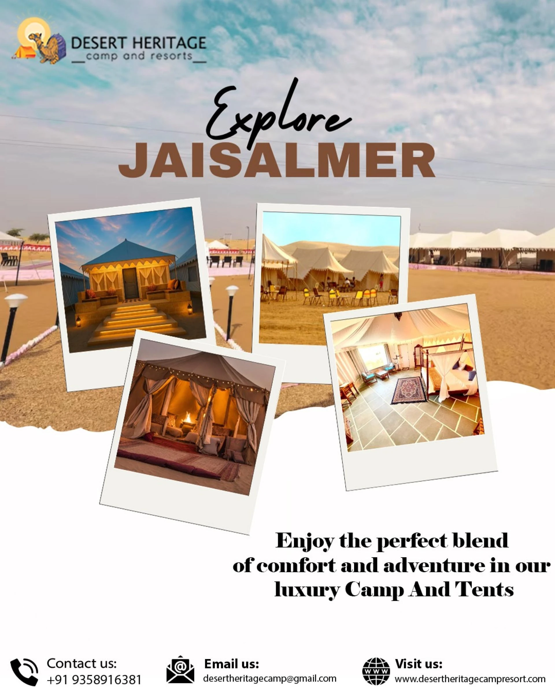 Experience Royal Living at the Best Jaisalmer Desert Camp