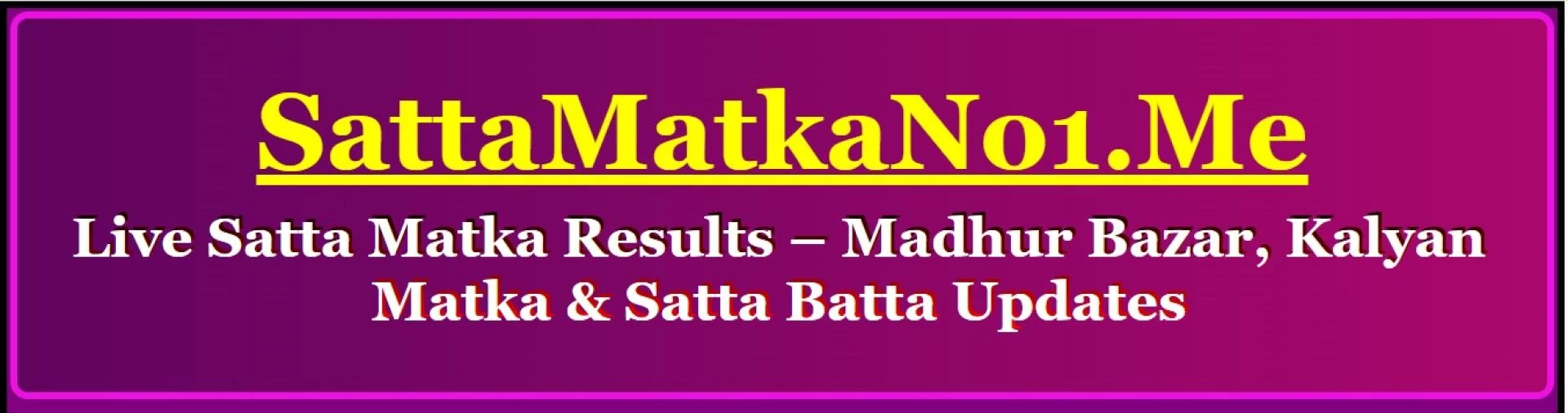 My Post How to Read Madhur Matka Panel Chart Easily