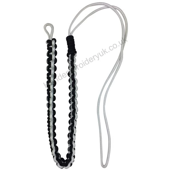 Officers Whistle Lanyard Cord in White and Black – A Small Detail That Makes a Big Impact