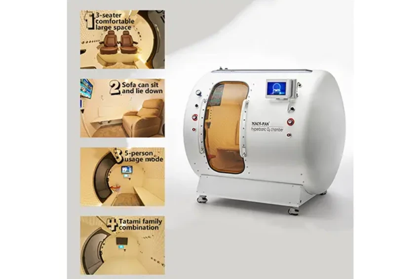 1-5 People Hard Type HBOT 1.6-2.0 ATA Multiplace Hyperbaric Chamber HE5000 Series