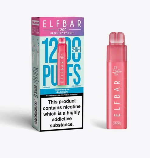 2 in 1 Elfbar 1200 Box of 5: The Ultimate Dual Flavor Disposable Vape Pack