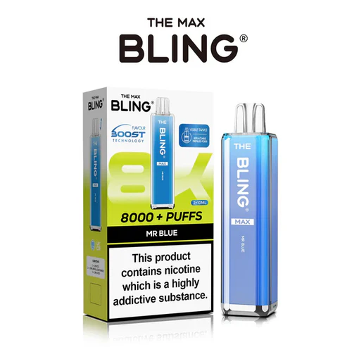 The Crystal Bling Max 8000 Box of 5: A Premium Disposable Vape Experience
