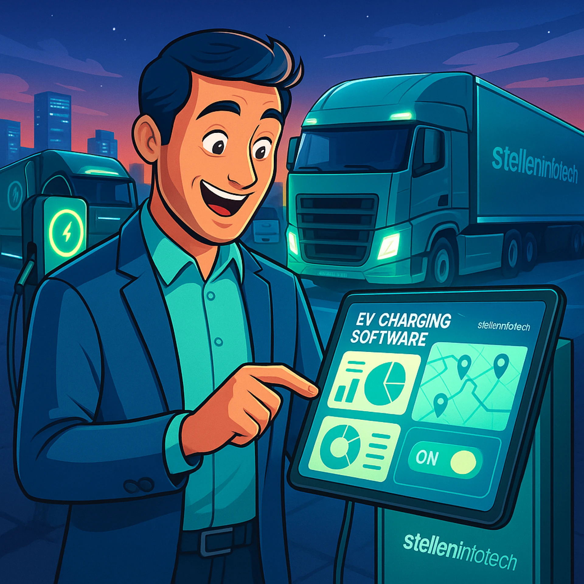 Smarter EV Charging Software Solutions by Stellen Infotech