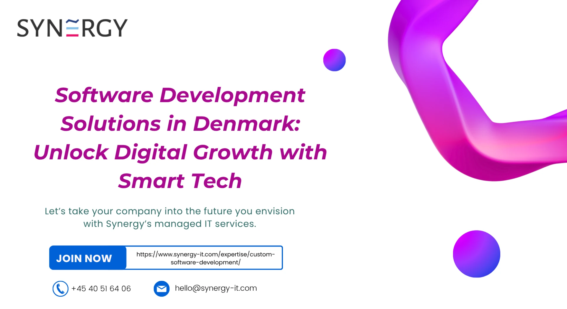 Software Development Solutions in Denmark: Unlock Digital Growth with Smart Tech