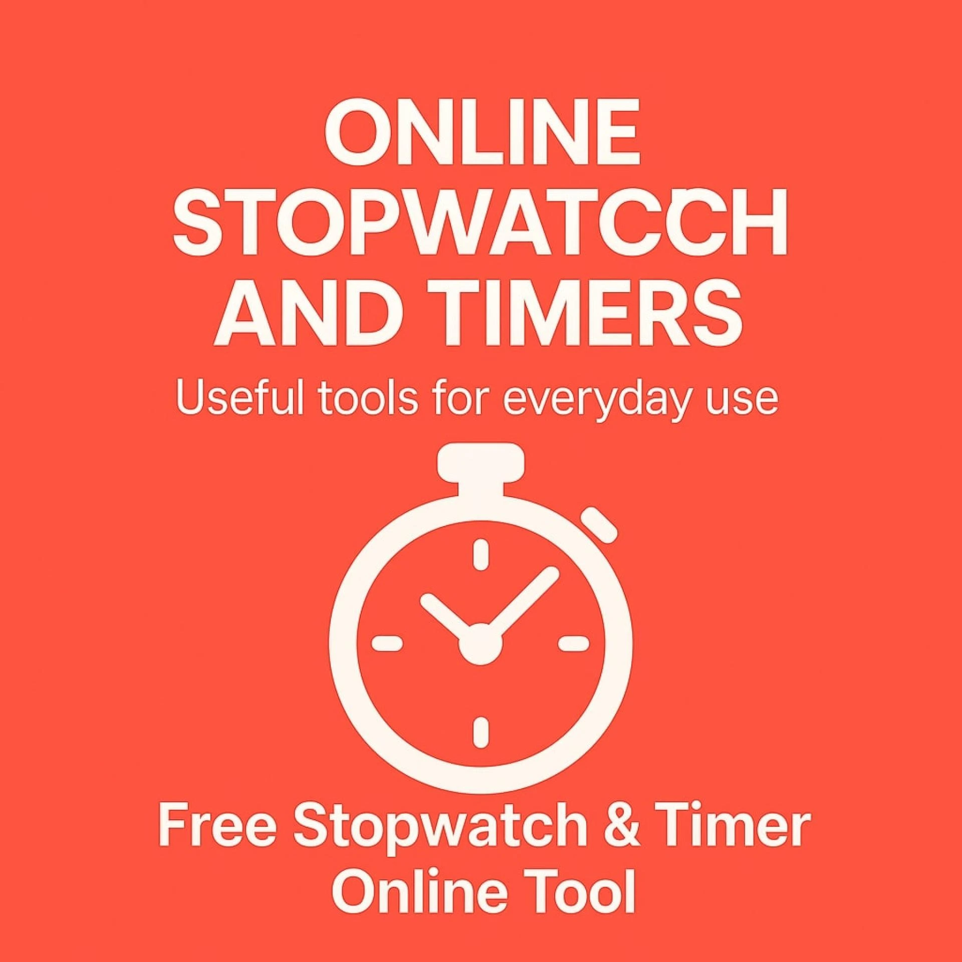 Best Online Stopwatch and Timers Tool 