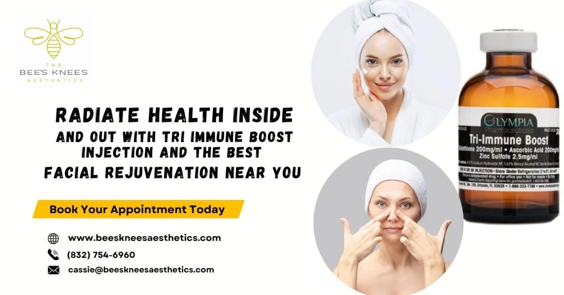 Radiate Health Inside and Out with Tri Immune Boost Injection and the Best Facial Rejuvenation Near You
