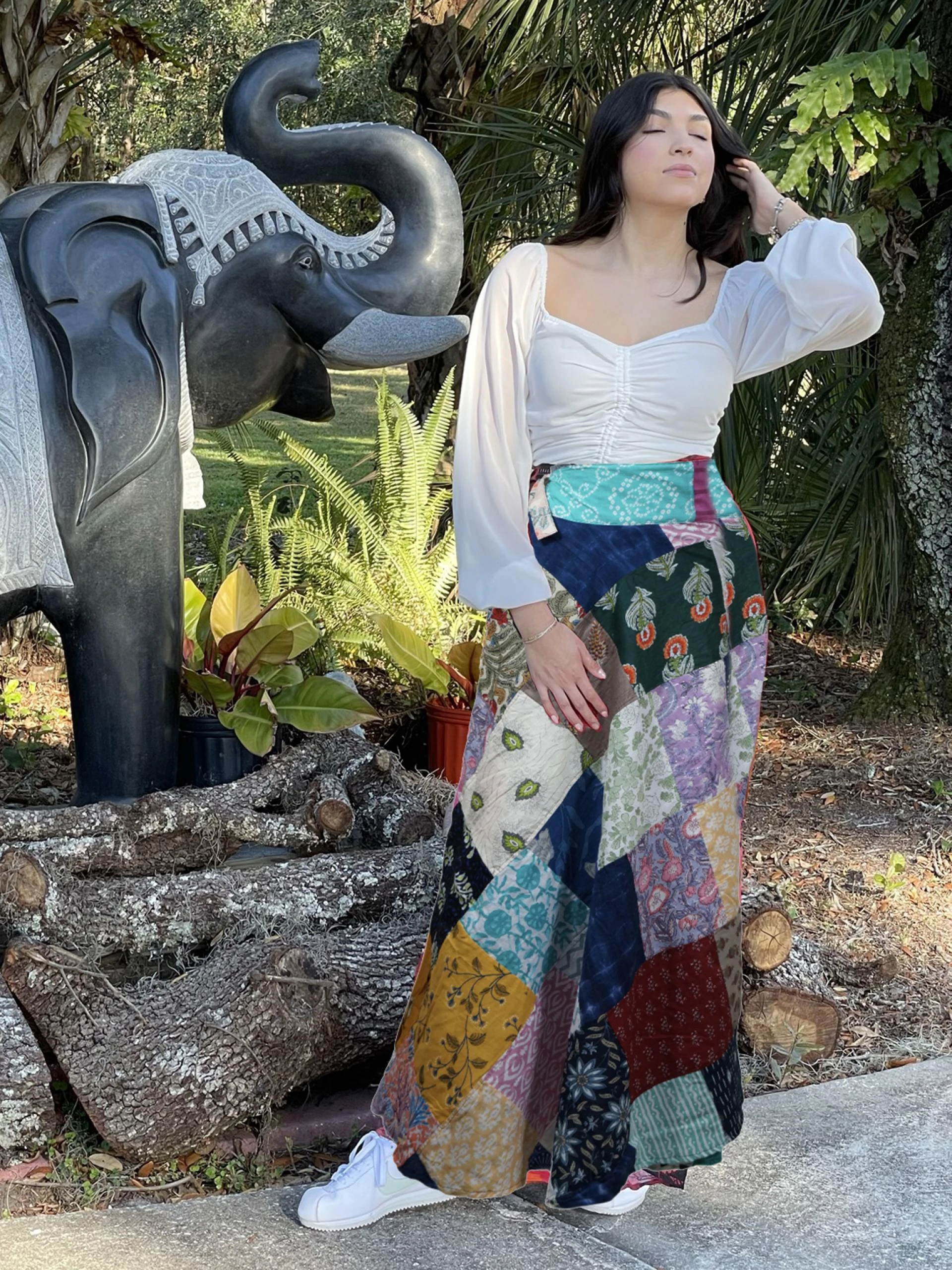 Fall maxi skirts, Flared boho skirts