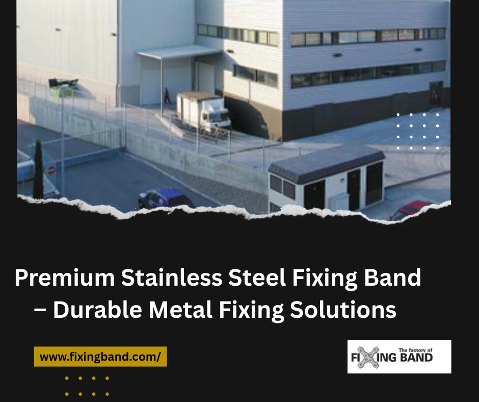 What is a metal fixing strap and what are its benefits?