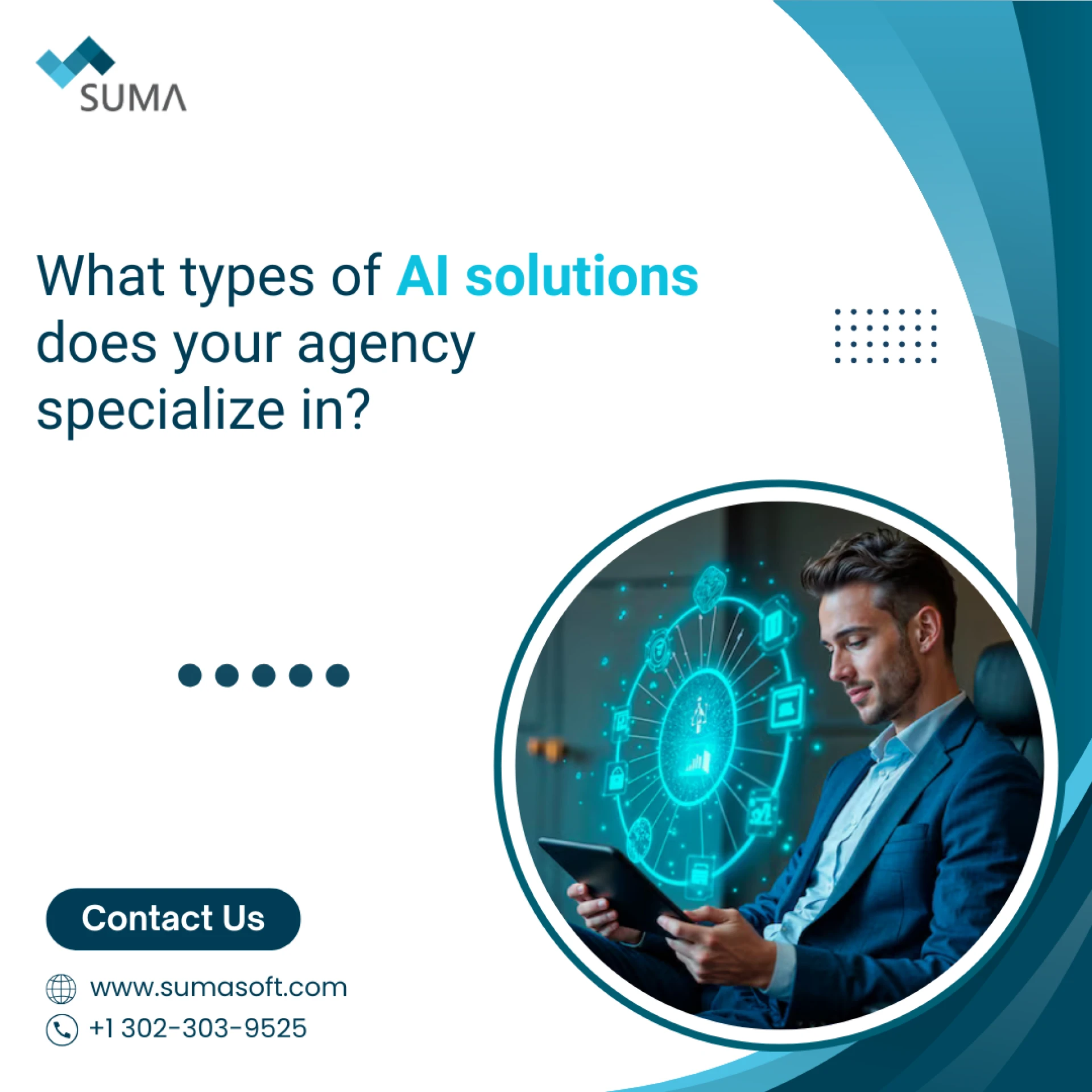 What types of AI solutions does your agency specialize in?