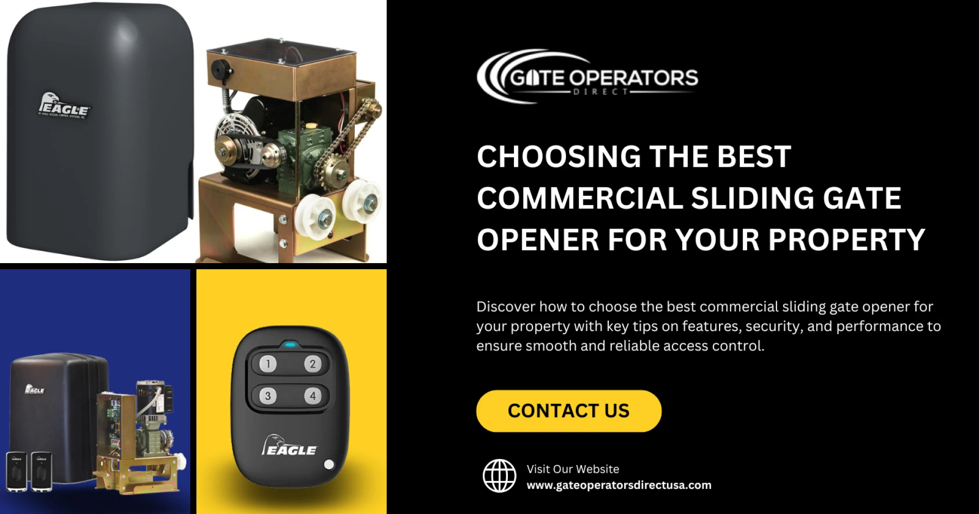 Best Sliding Gate Operator Deals: Save Up to $500 on Eagle Systems