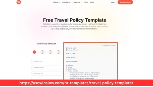 Travel Policy Template for Consistent Business Travel Rules