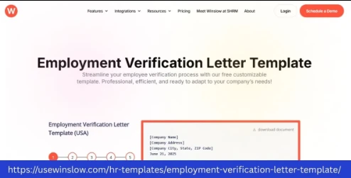 Simple Employment Verification Letter Template for Fast Response