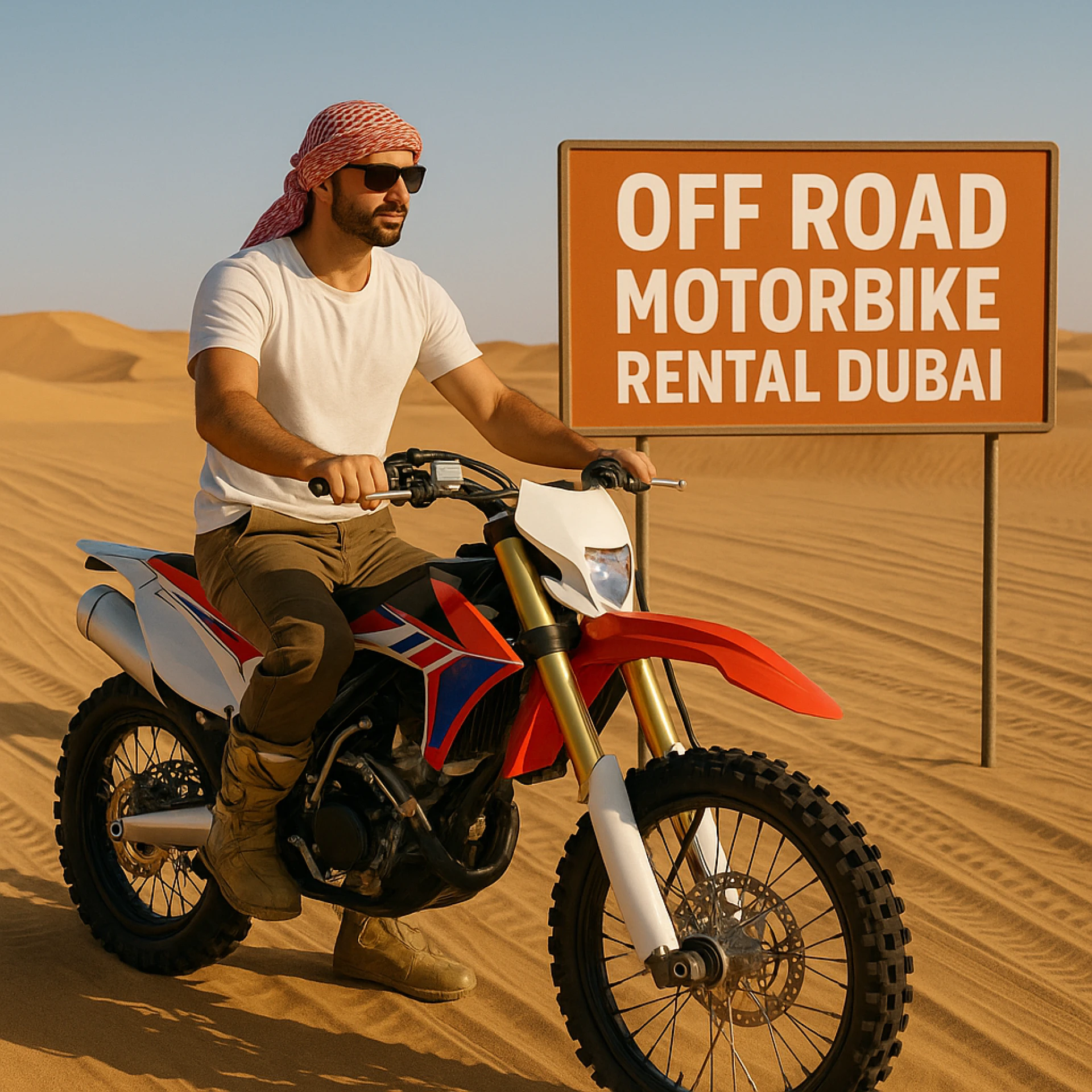 Off-Road Motorbike Rental for Dubai Desert Thrills