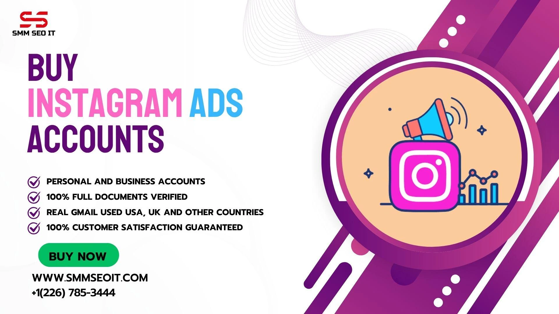 Buy Instagram Ads Accounts for Boosting your Online Presence