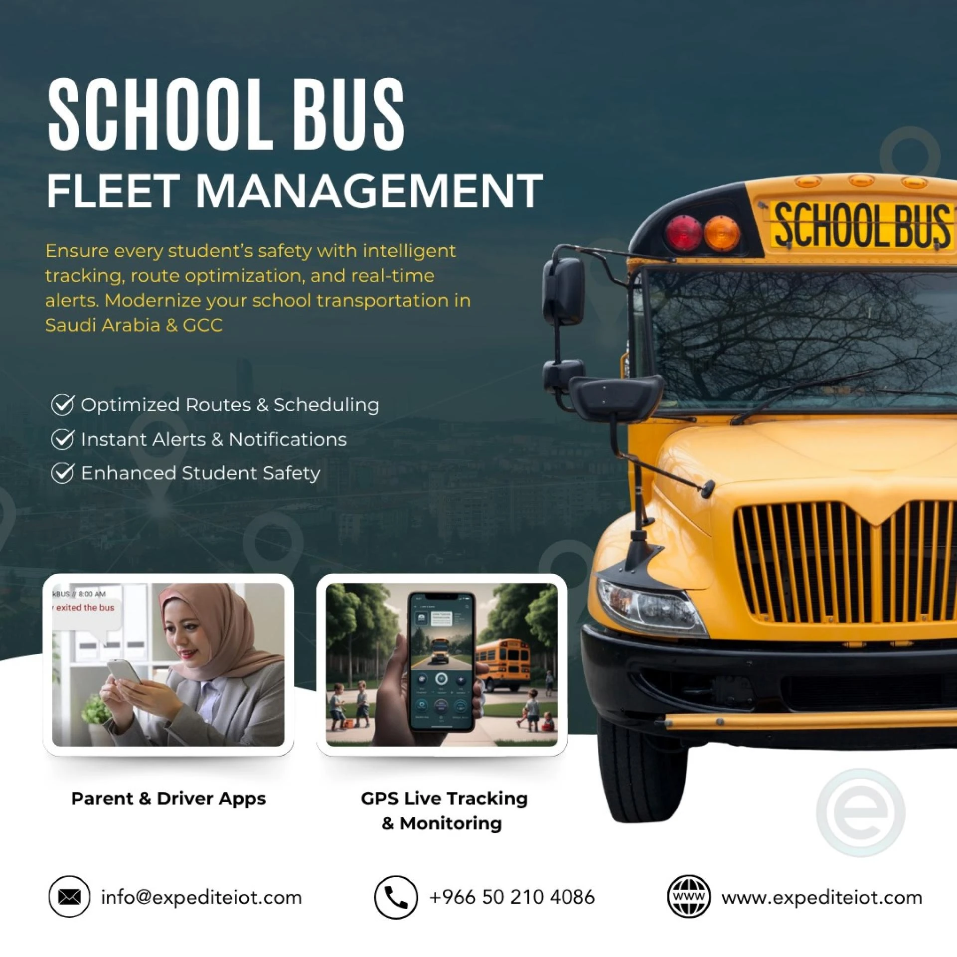 Smart Solutions: Revolutionizing School Bus Management in Saudi Arabia