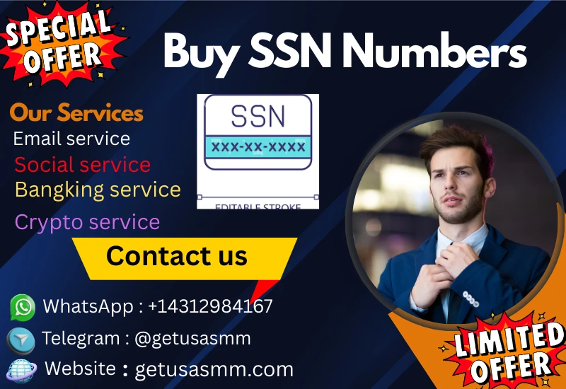 Buy SSN Number - Secure Your Identity Today -2025