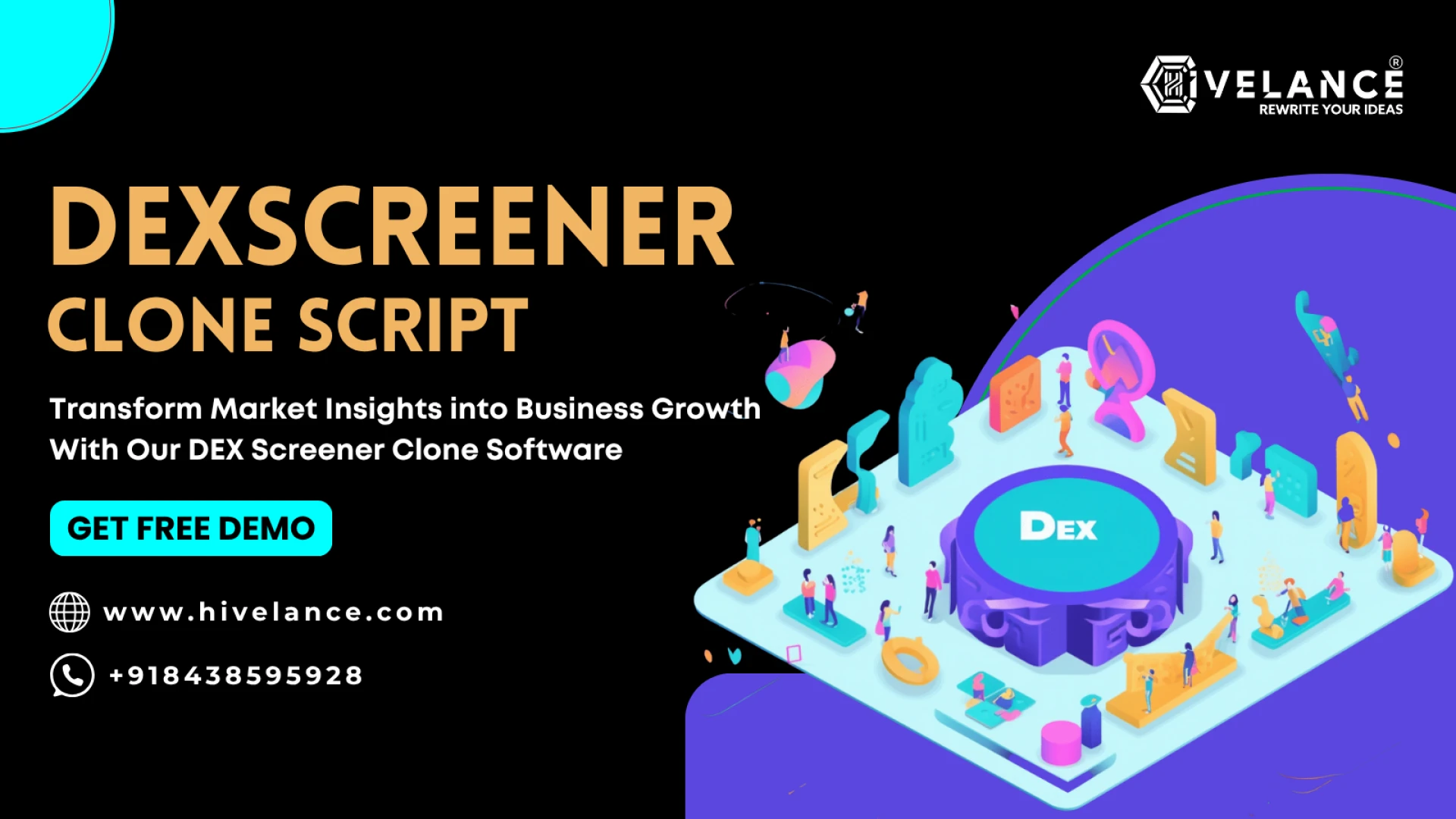 DEXScreener Clone Software - Launch a Decentralized Market Analytics Business