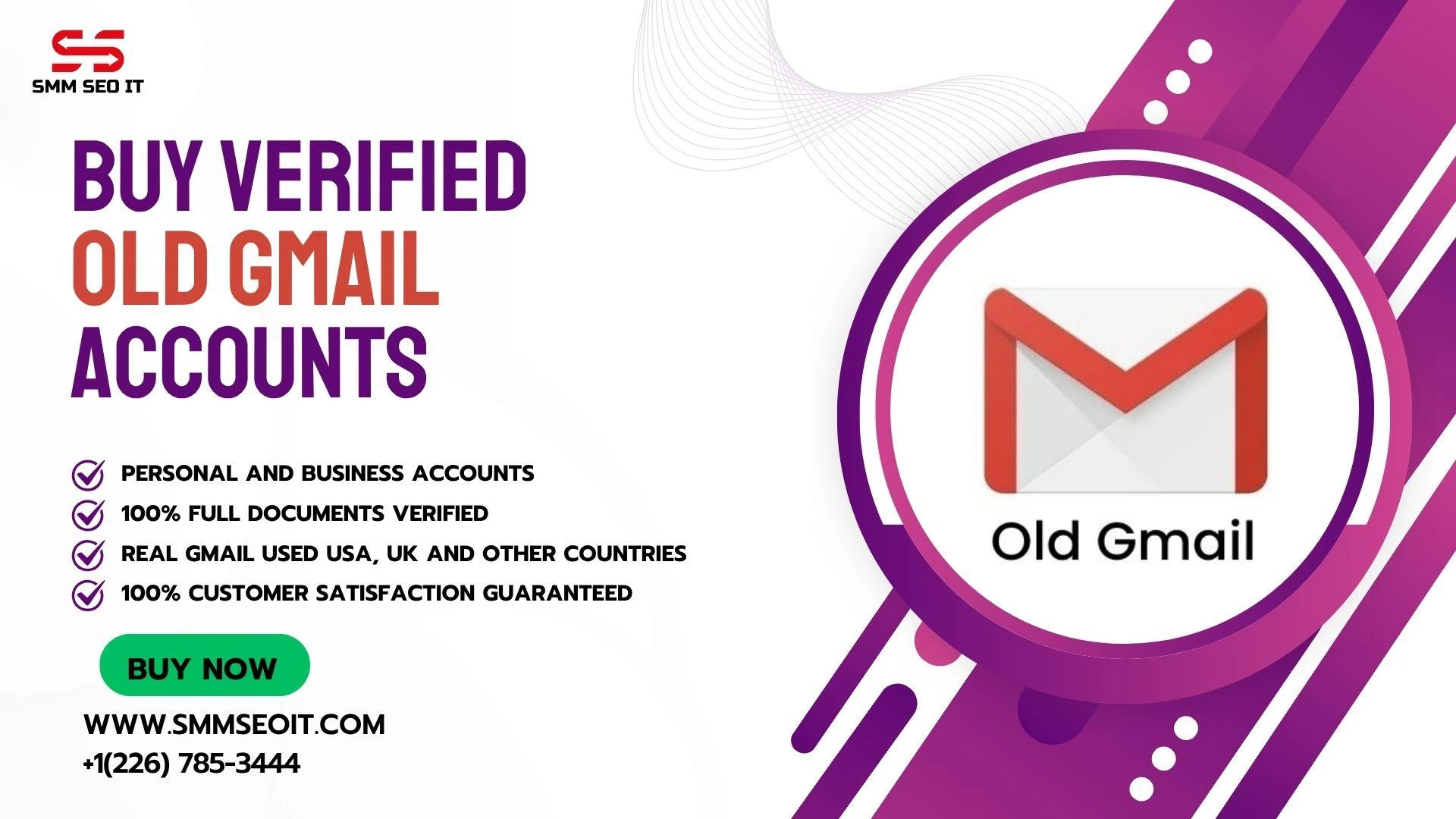 Buy Old Gmail Accounts - Trusted Sellers