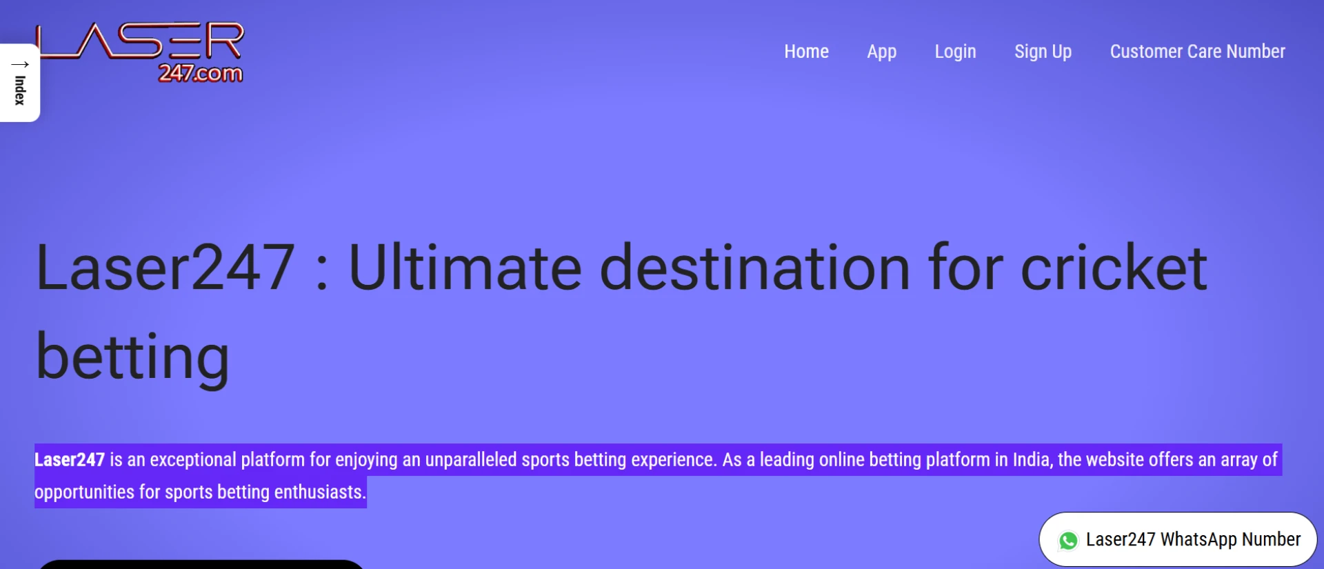 Laser247: India’s Premier Sports Betting Destination for Ultimate Thrill and Rewards