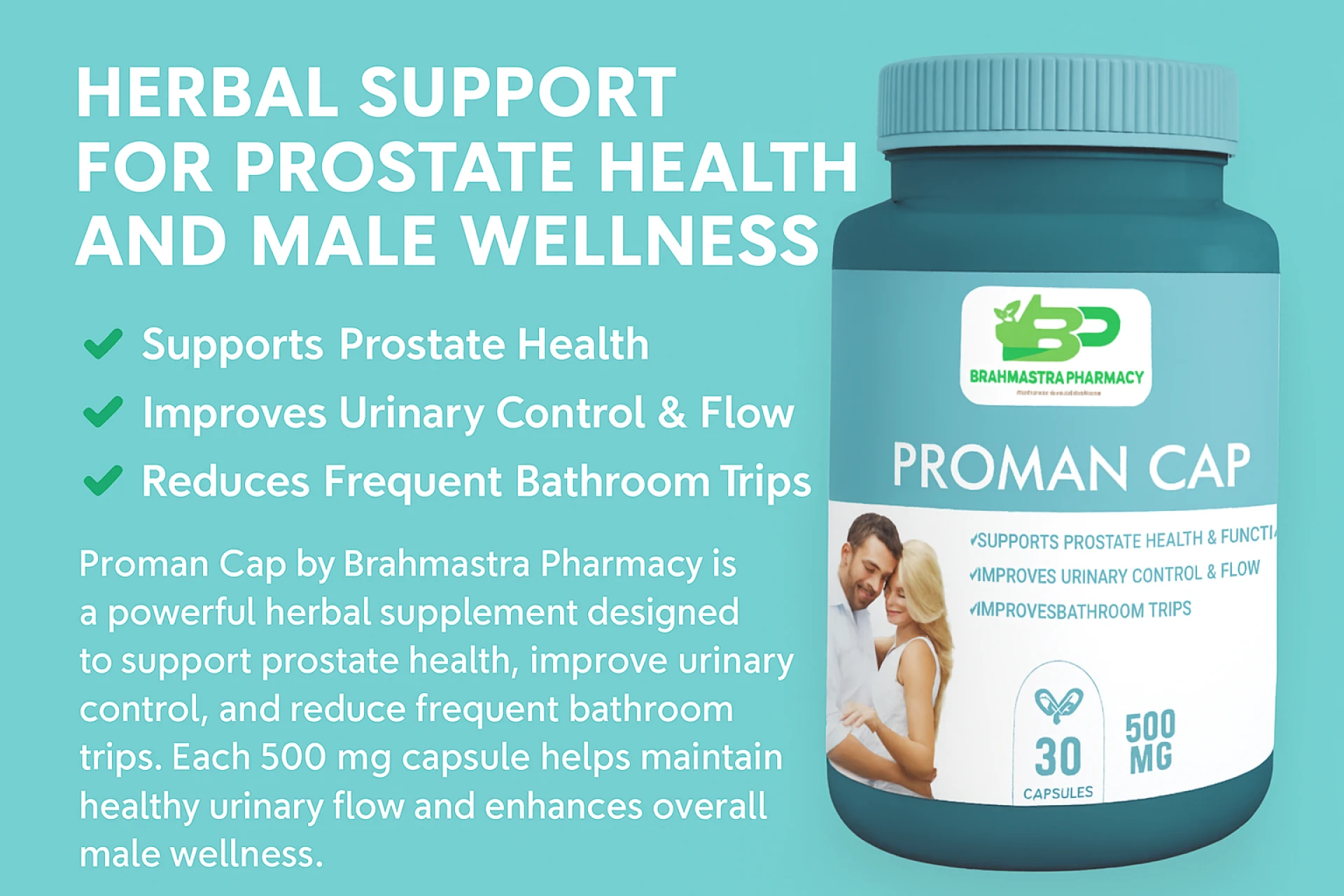Proman Cap Prostate & Urinary Health Support for Men