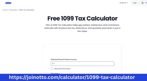 Use 1099 Tax Calculator to Estimate Quarterly Tax Payments