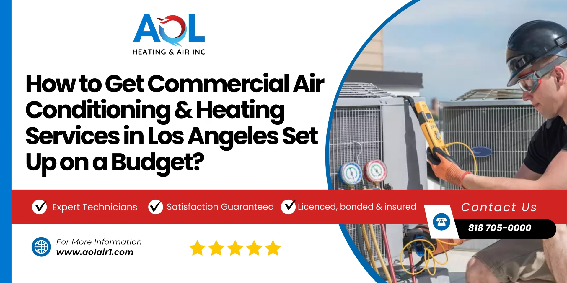 How to Get Commercial Air Conditioning & Heating Services in Los Angeles Set Up on a Budget?