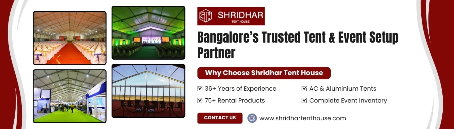 Tent Rental for Functions in Bangalore & Industrial Warehouse Solutions | Shridhar Tent House