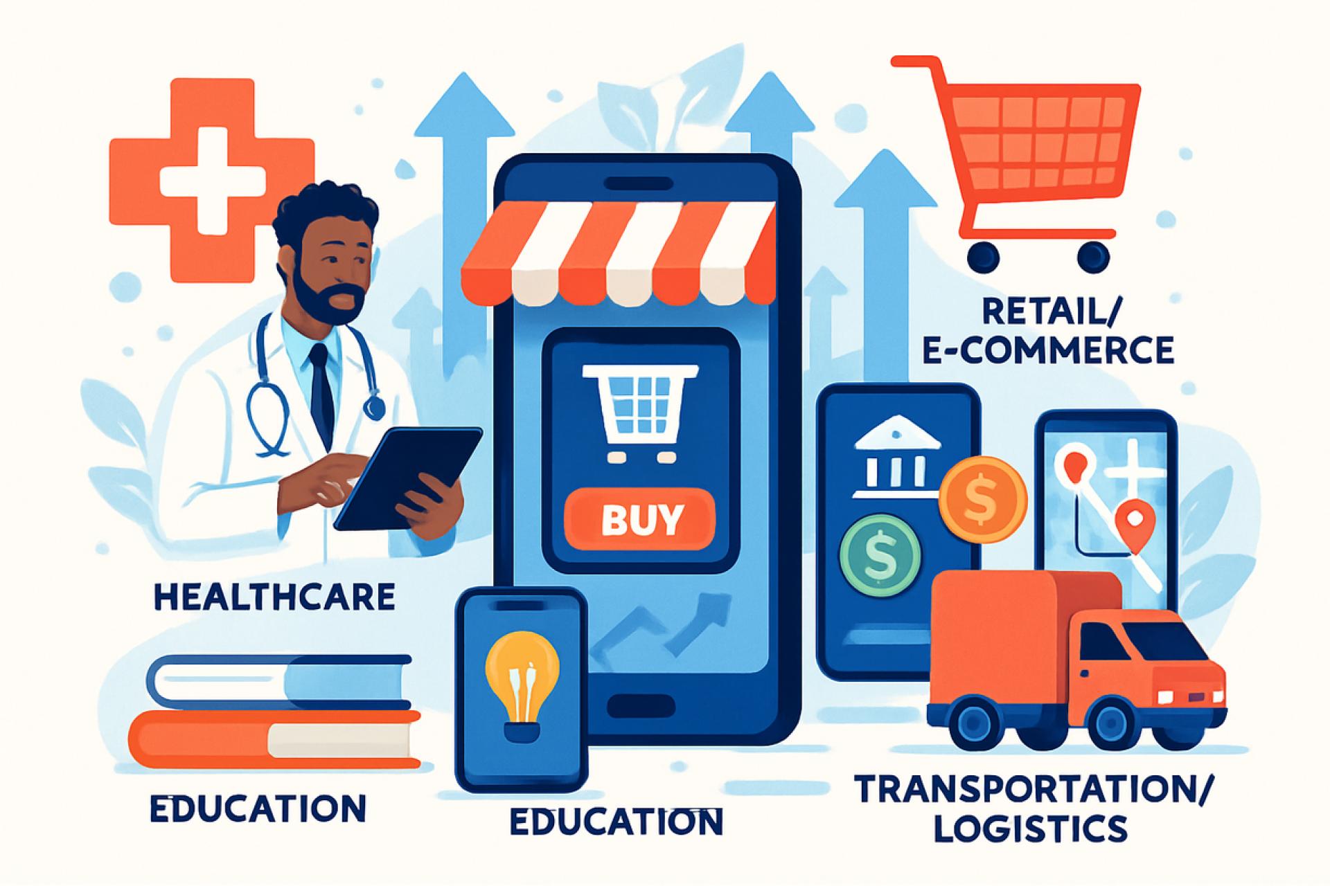 What Industries Benefit Most from Mobile App Development Companies?