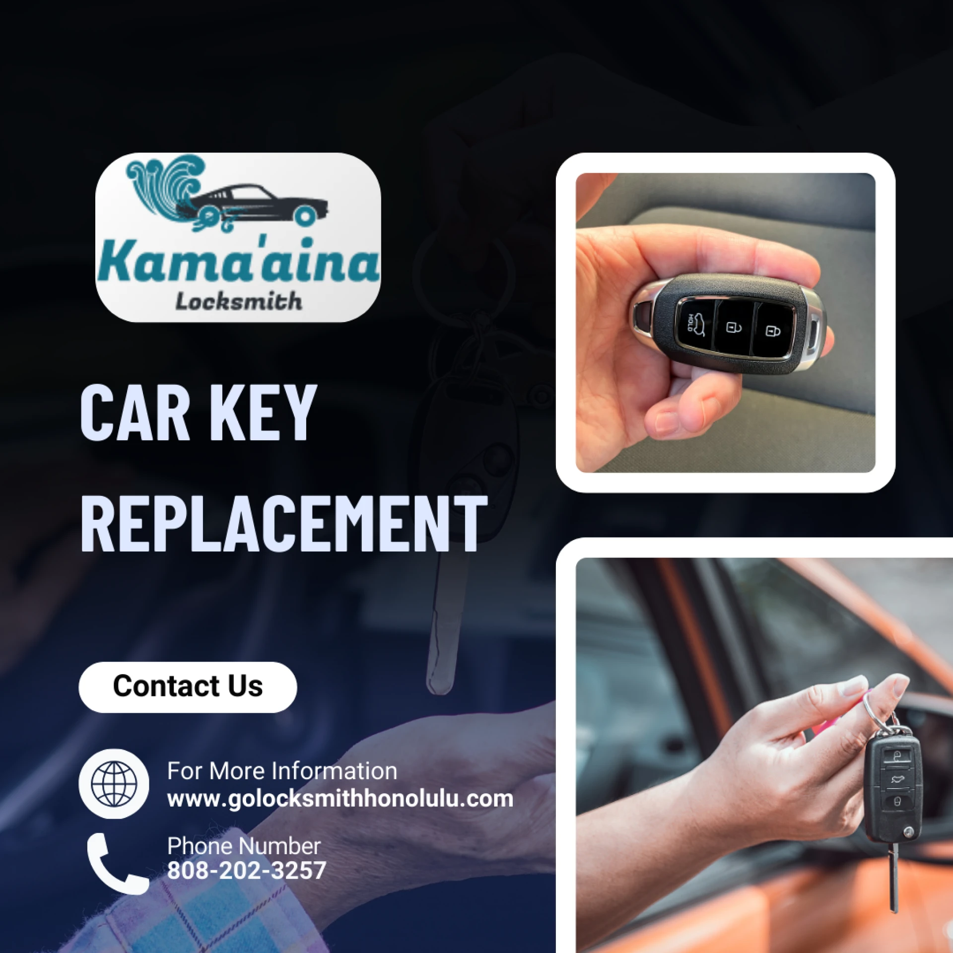 Affordable & Fast Car Key Replacement in Honolulu – Trust Kamaaina Locksmith