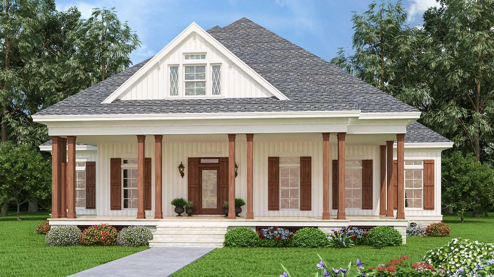 3-Bedroom Modern Farmhouse Plans with Open Kitchens and Mudrooms